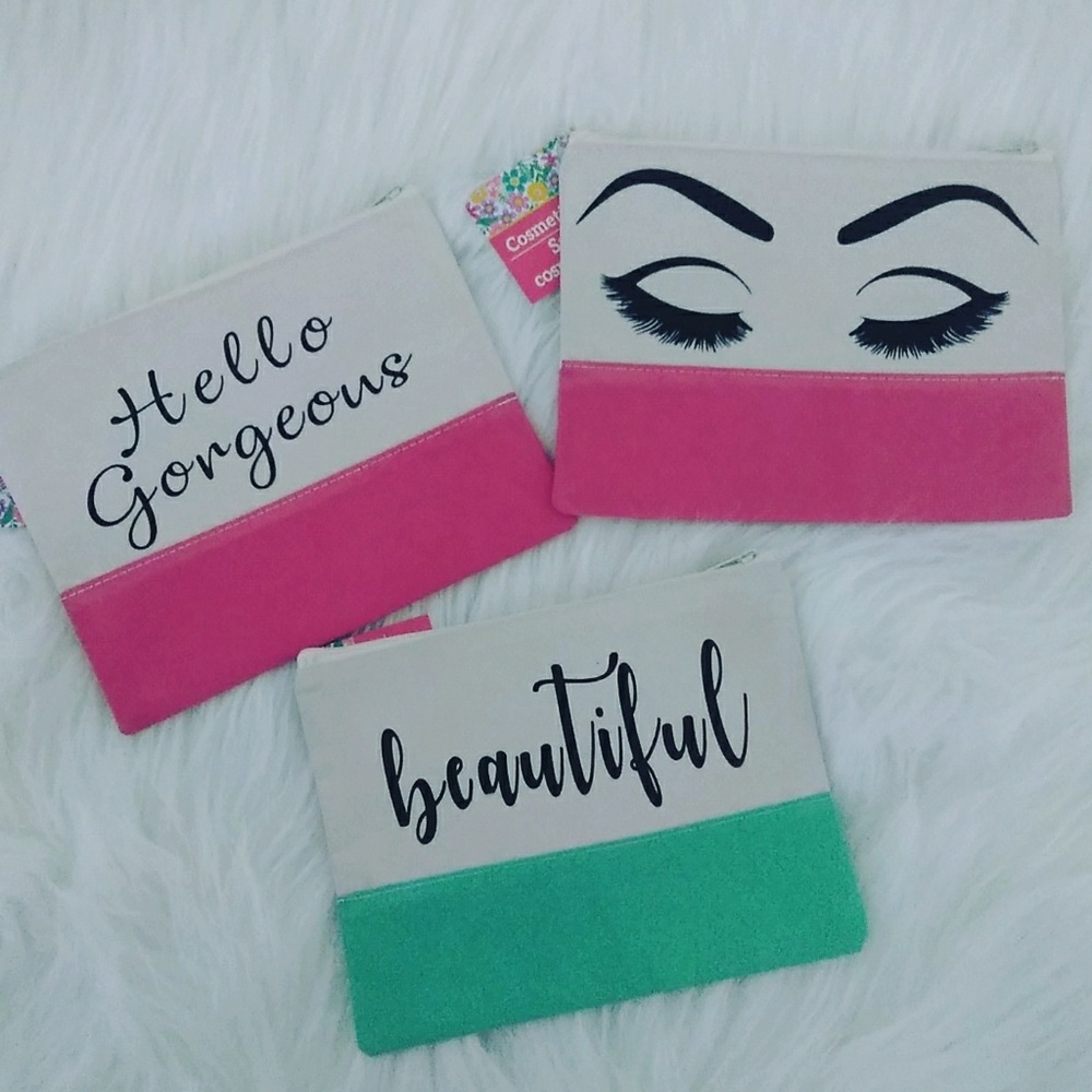 Personalized makeup bags